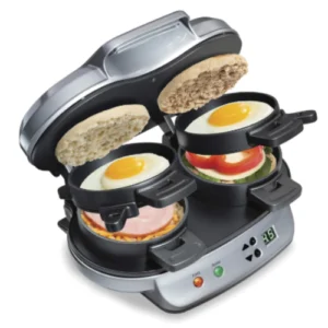 Read more about the article Hamilton Beach Dual Breakfast Sandwich Maker with Timer