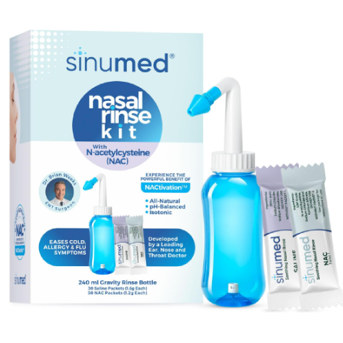 Read more about the article Nasal Rinse Packets with NAC and Saline